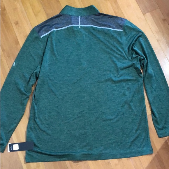 NWT Majestic COOLBASE Jets 1/4 zip Pullover XL - Picture 3 of 6